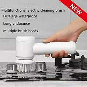 USB Rechargeable Electric Cleaning Brush – Powerful Multi-Purpose Scrubber for Kitchen, Bathroom & Home