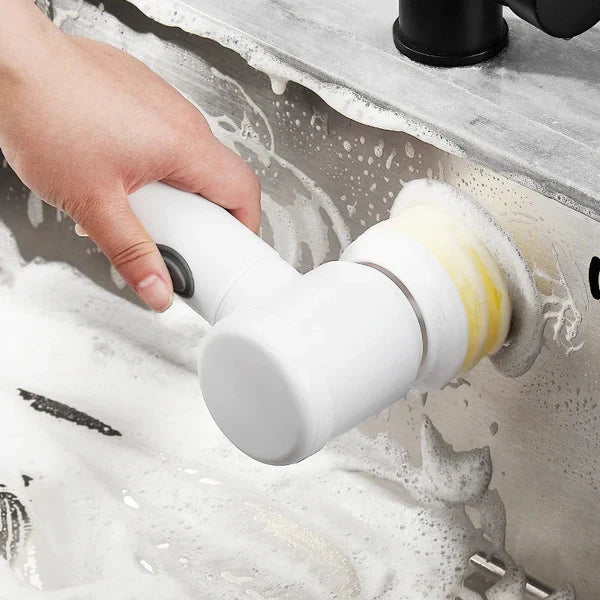 USB Rechargeable Electric Cleaning Brush – Powerful Multi-Purpose Scrubber for Kitchen, Bathroom & Home