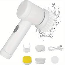 USB Rechargeable Electric Cleaning Brush – Powerful Multi-Purpose Scrubber for Kitchen, Bathroom & Home
